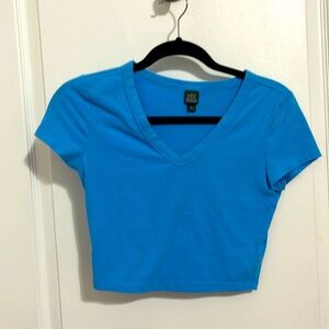 Blue crop top from wild fable!